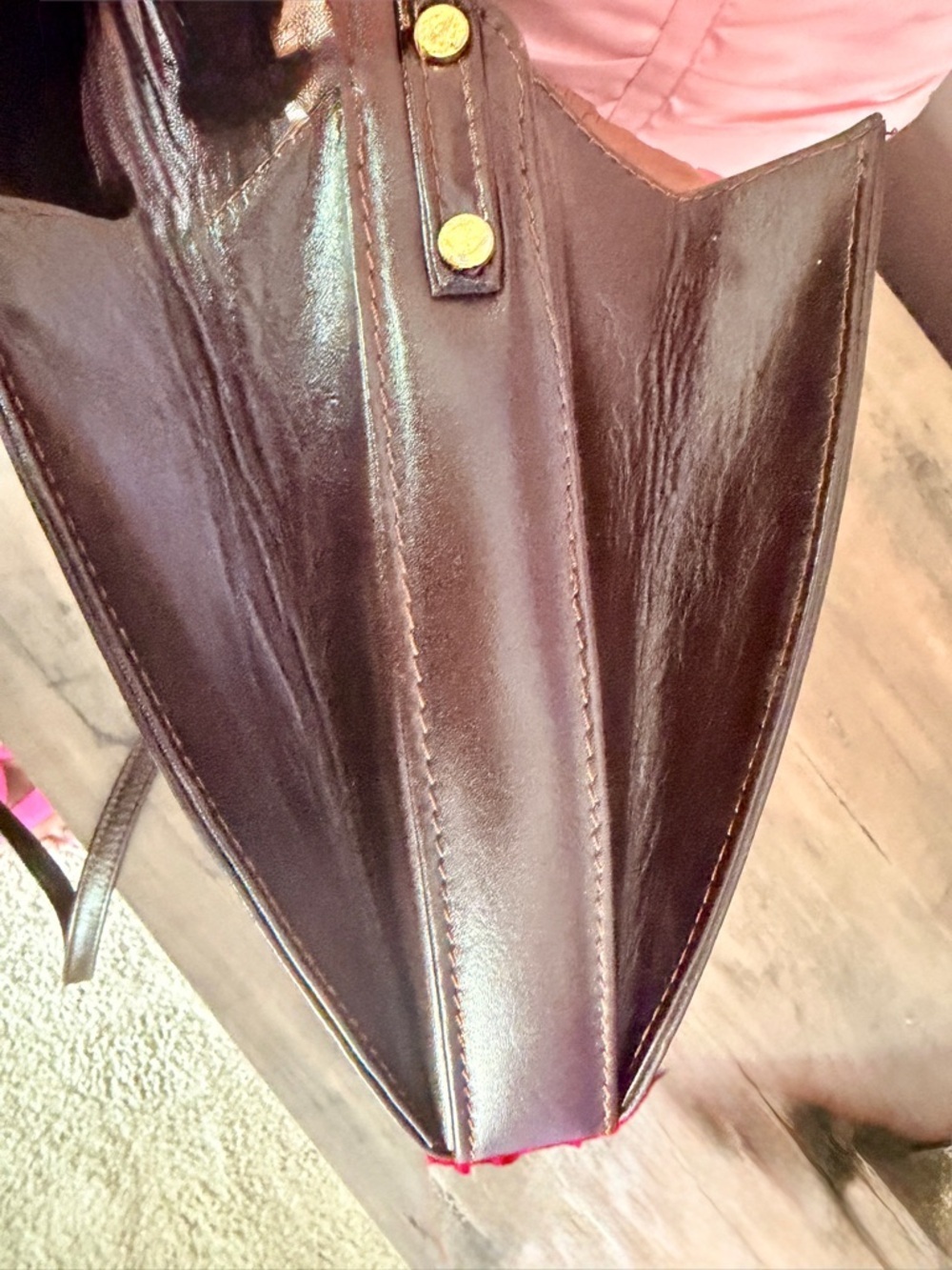Vintage JOOP! Leather Flap Bag 
Circa ‘90 - Picture 4 of 9